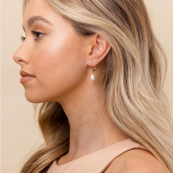 Pearl Earrings for Women AAA+ Cultured Pearl Earrings Dangle Pearl for G… - Picture 2 of 4